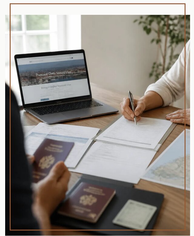 Оформление Digital Nomad и ВНЖ Португалии в Октябрьском