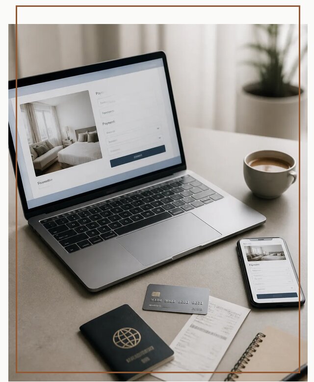Оплата бронирования Booking и отелей для поездки в Октябрьском